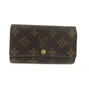 Louis Vuitton Monogram Bifold Wallet Brown Unisex Credit Card Holder